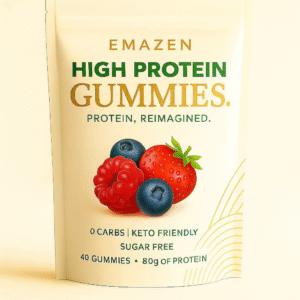 EMAZEN High protein gummies Mixed berries
